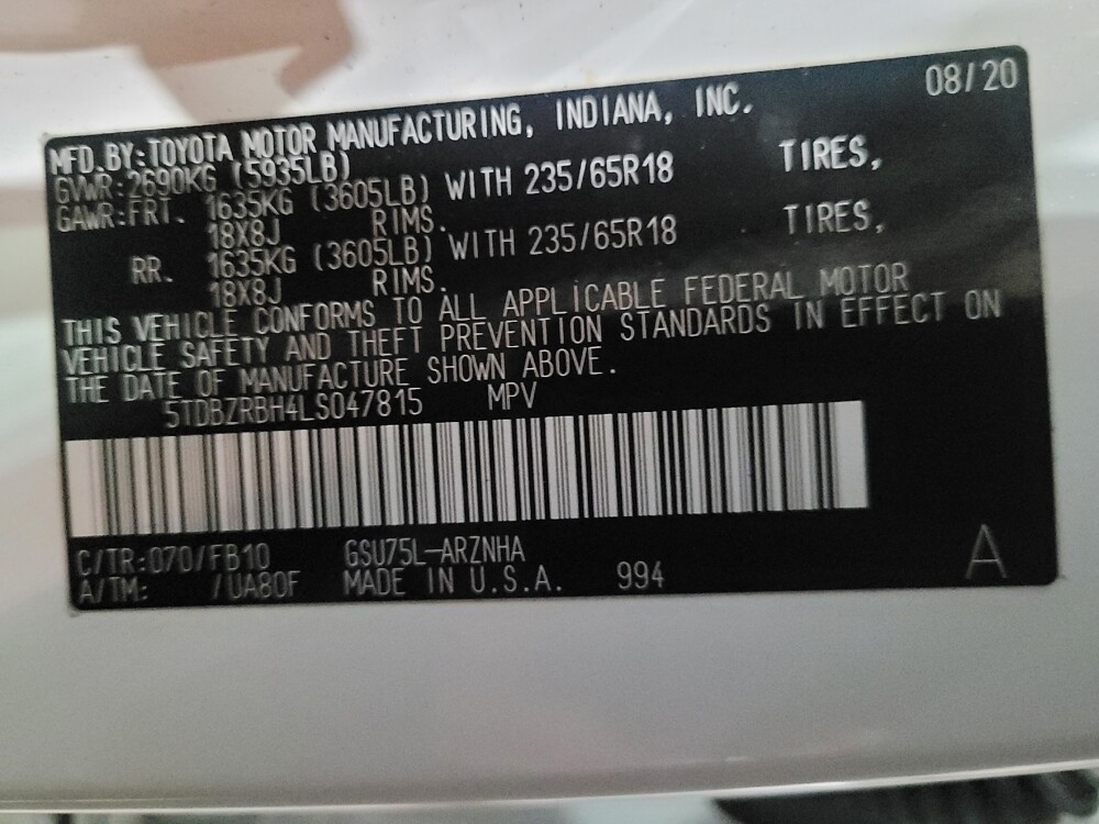 2020 Toyota Highlander in Chesapeake, VA 23320 - 18097829 33