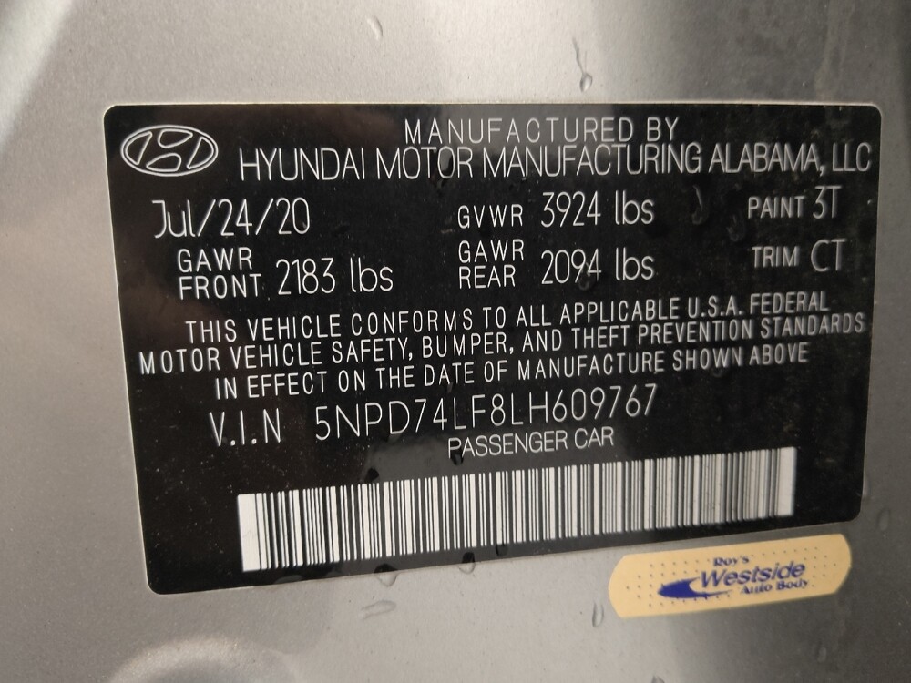 2020 Hyundai Elantra in St. Louis, MO 63136 - 18097845 33