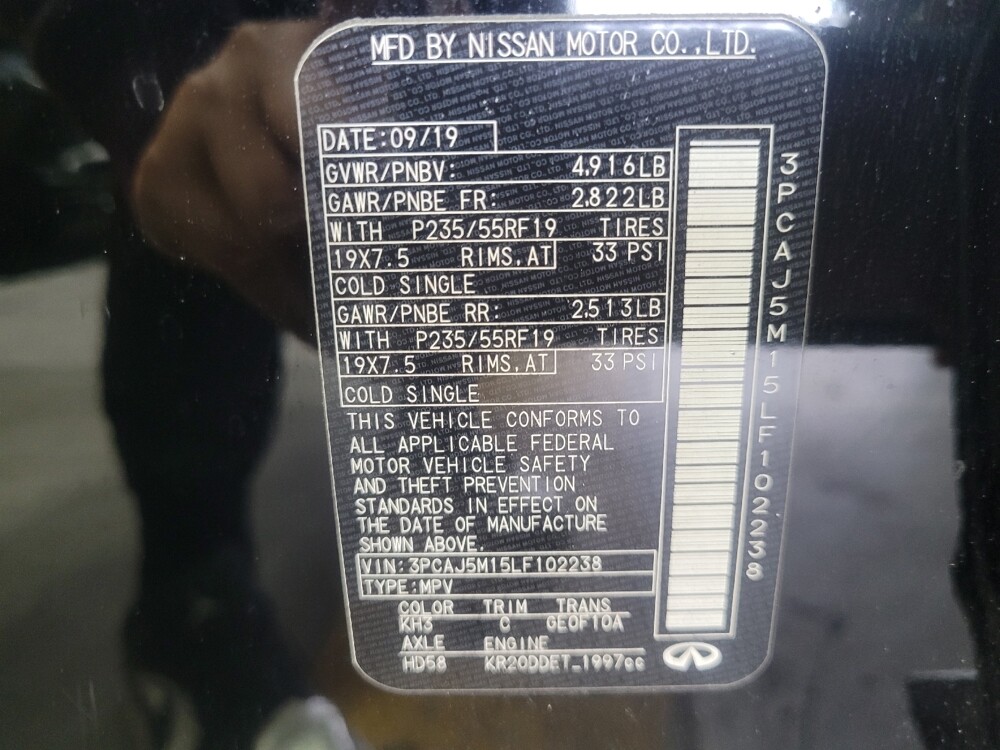 2020 INFINITI QX50 in Morrow, GA 30260 - 18097870 33