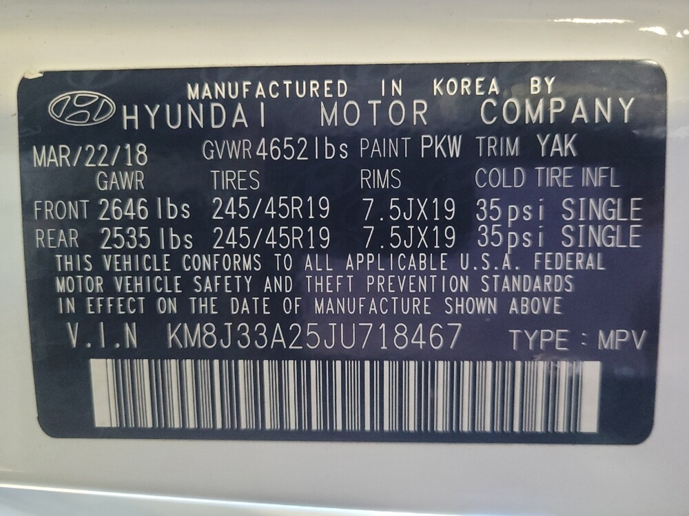 2018 Hyundai Tucson in Union City, GA 30291 - 18097874 33