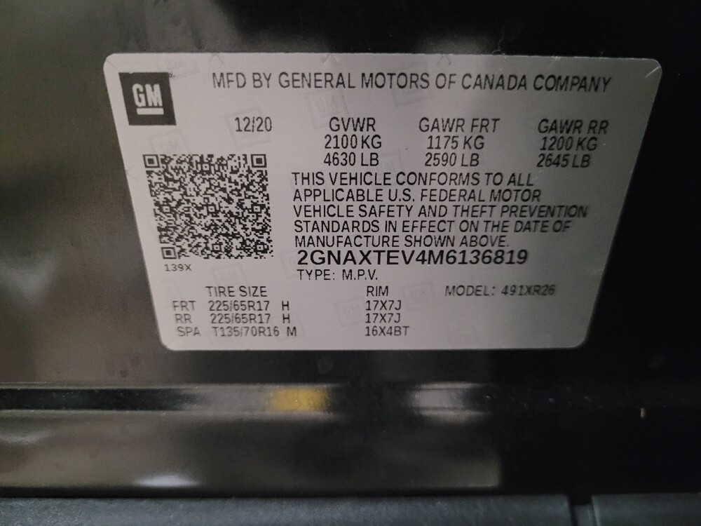 2021 Chevrolet Equinox in Laurel, MD 20724 - 18097882 33