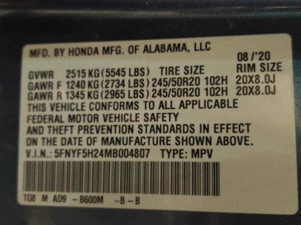 2021 Honda Pilot in Columbia, SC 29210 - 18097896 33
