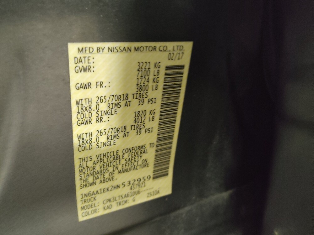 2017 Nissan Titan in Tulsa, OK 74145 - 18097902 33