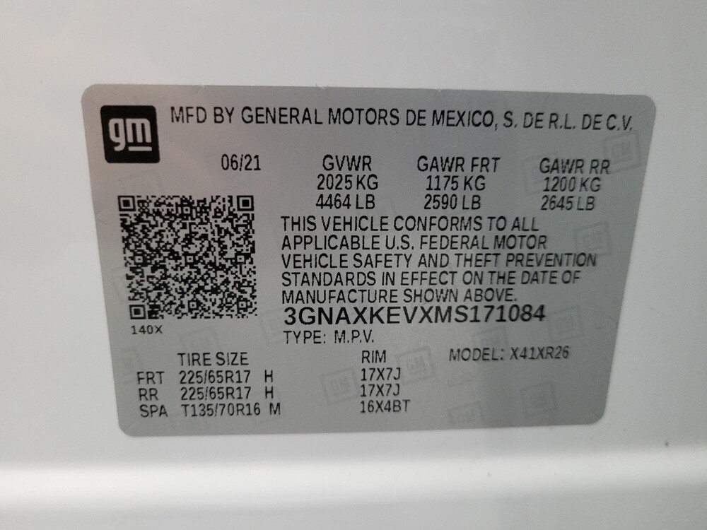 2021 Chevrolet Equinox in Albuquerque, NM 87123 - 18097944 33