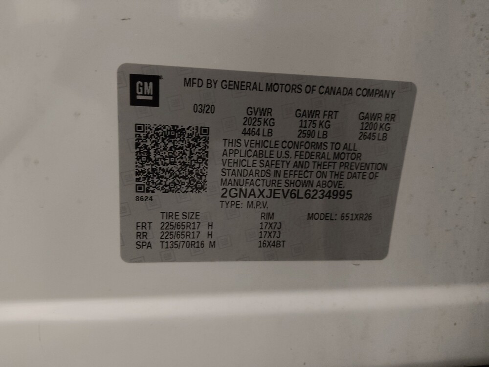 2020 Chevrolet Equinox in Midlothian, IL 60445 - 18097949 33