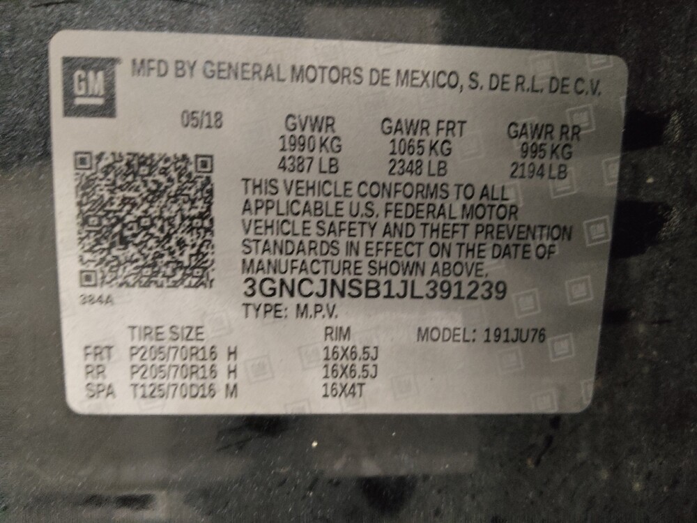 2018 Chevrolet Trax in Columbus, GA 31909 - 18097961 33