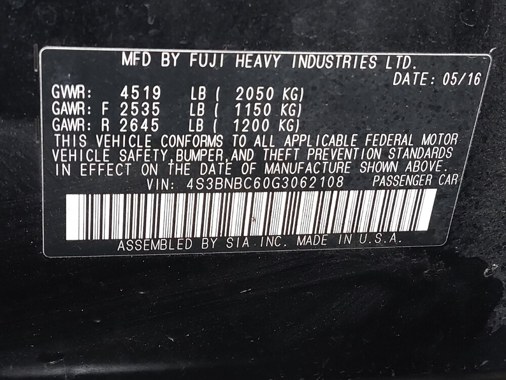 2016 Subaru Legacy in Tulsa, OK 74145 - 18097964 33