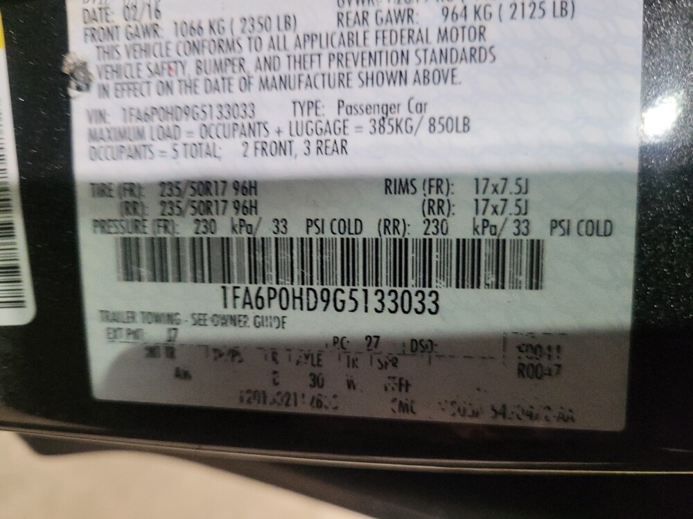 2016 Ford Fusion in Glen Burnie, MD 21061 - 18097968 33