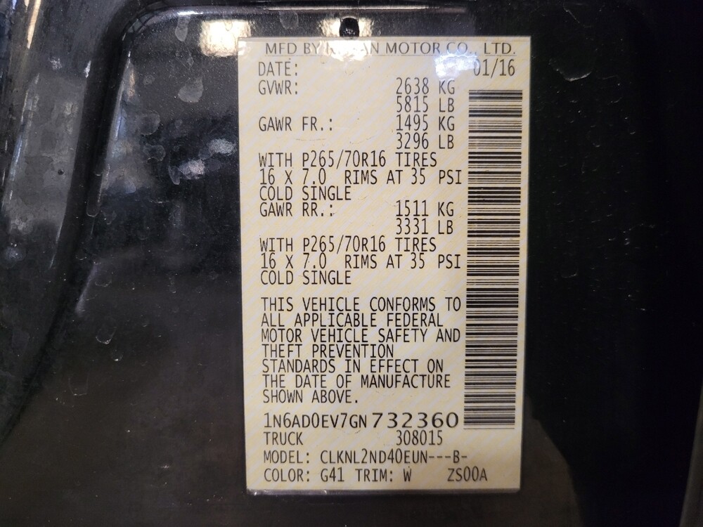 2016 Nissan Frontier in Jacksonville, FL 32225 - 18097974 33