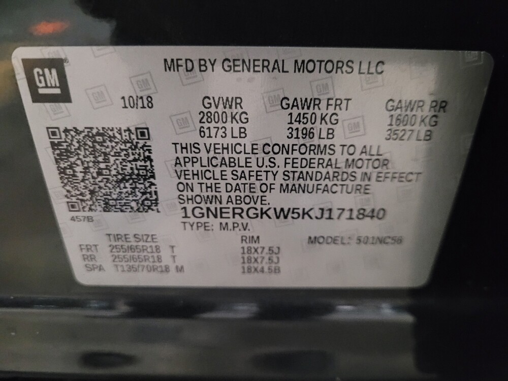 2019 Chevrolet Traverse in Chesapeake, VA 23320 - 18098005 33