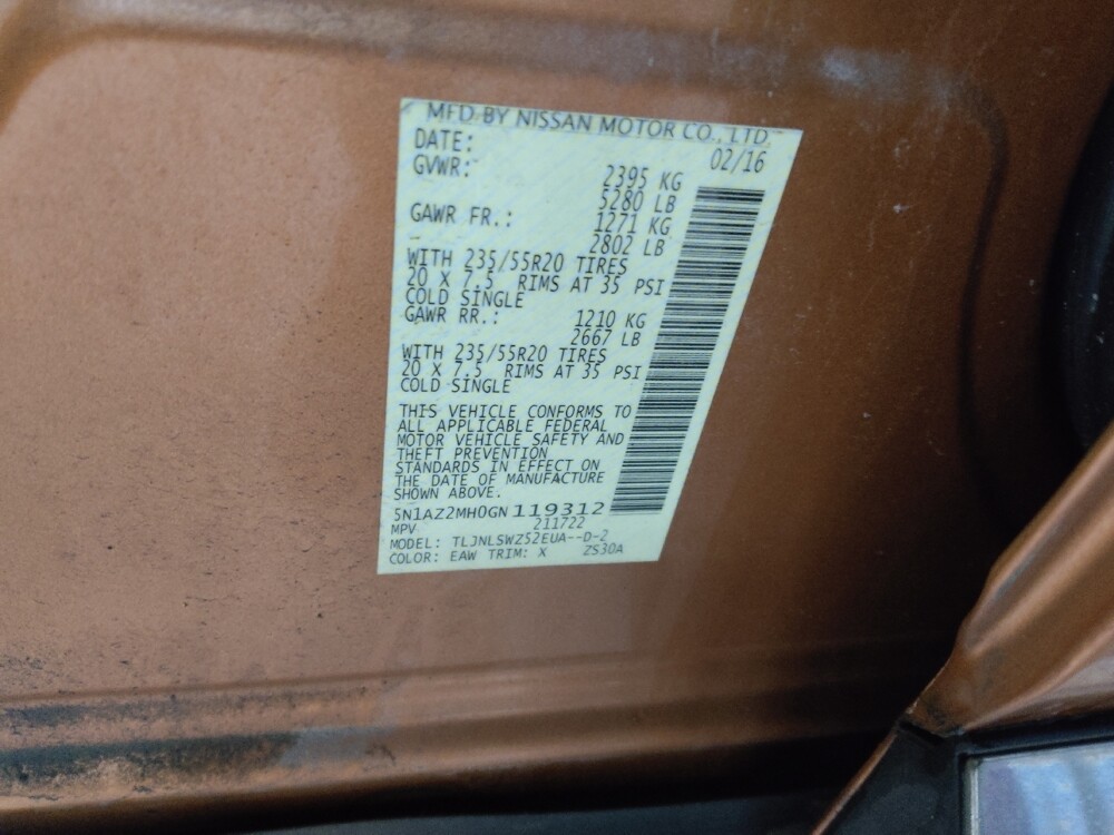 2016 Nissan Murano in Stone Mountain, GA 30083 - 18098007 33