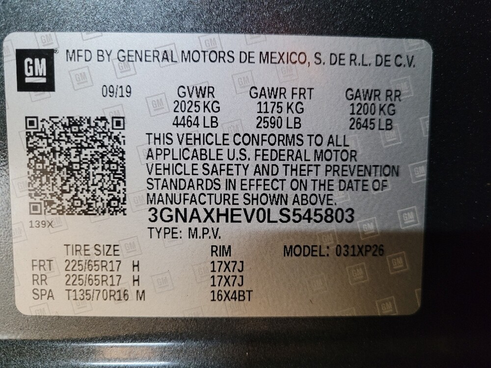 2020 Chevrolet Equinox in Pensacola, FL 32505 - 18098023 33