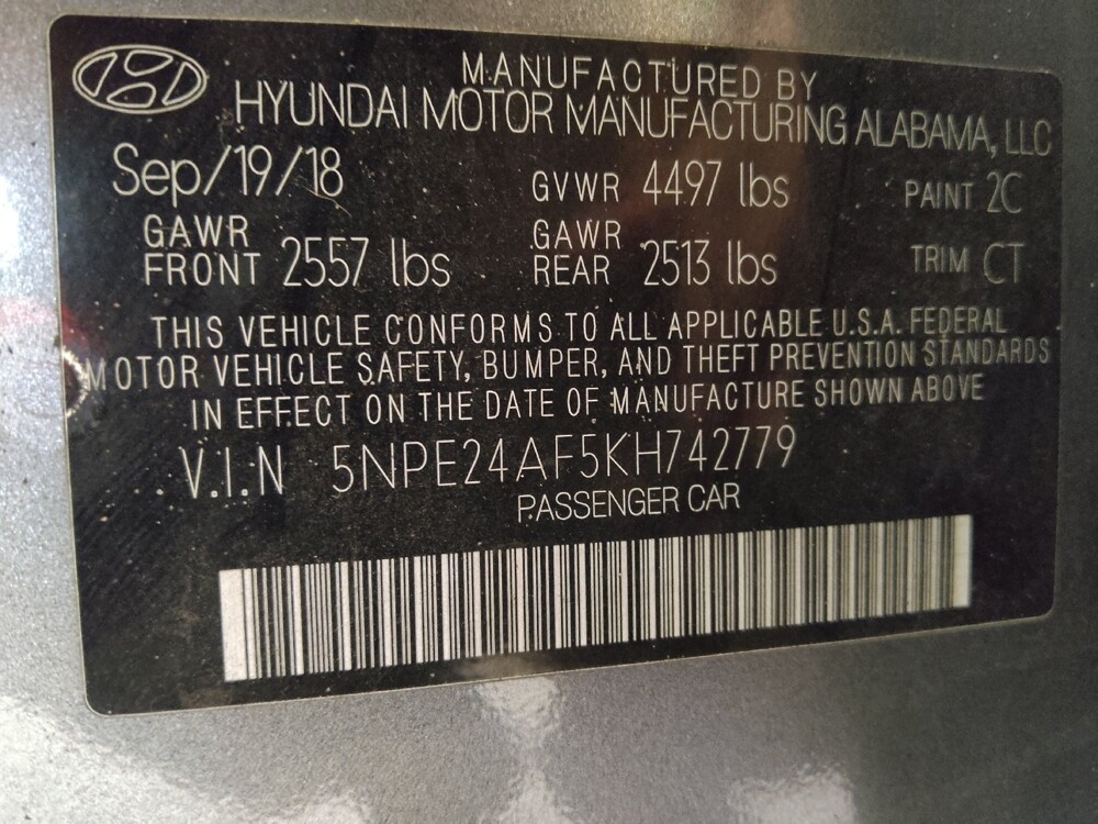 2019 Hyundai Sonata in Jacksonville, FL 32225 - 18098024 33