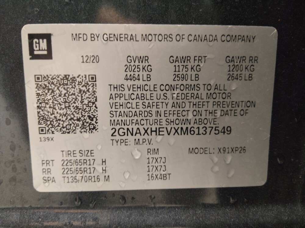 2021 Chevrolet Equinox in Lakewood, CO 80215 - 18098036 33