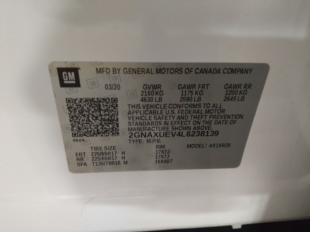 2020 Chevrolet Equinox in Augusta, GA 30907 - 18098061 33