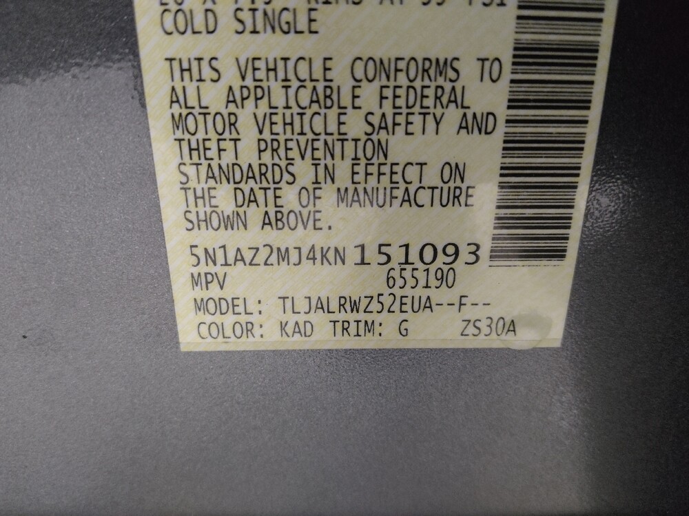 2019 Nissan Murano in Athens, GA 30606 - 18098062 33