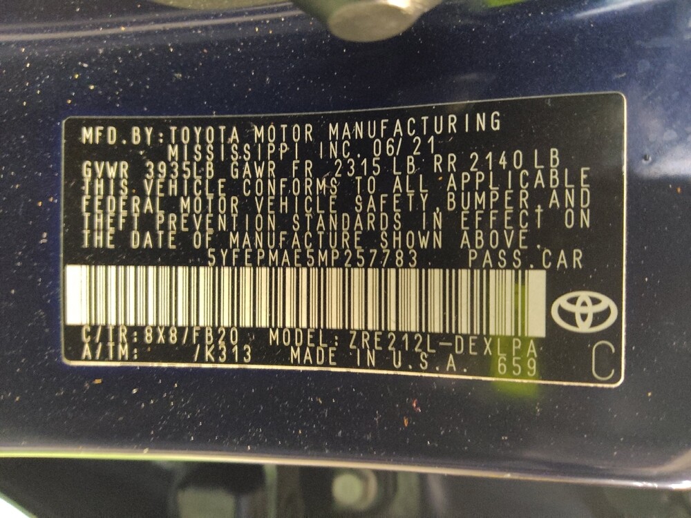 2021 Toyota Corolla in Clearwater, FL 33764 - 18098064 33