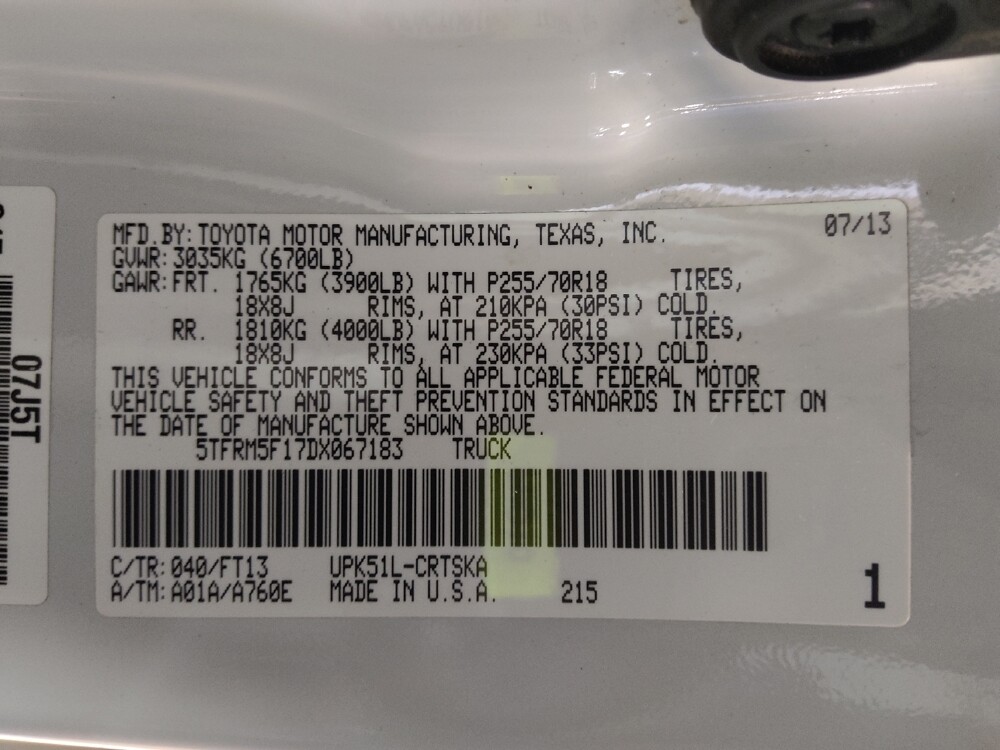 2013 Toyota Tundra in Clearwater, FL 33764 - 18098067 33