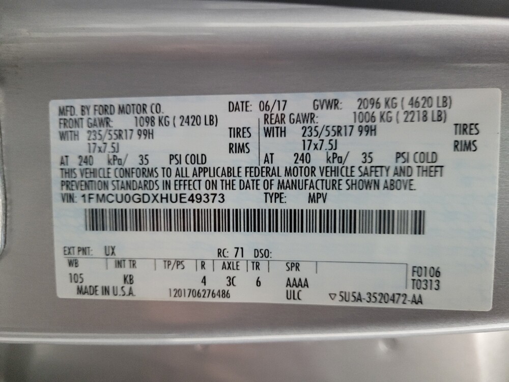 2017 Ford Escape in Albuquerque, NM 87123 - 18098069 33