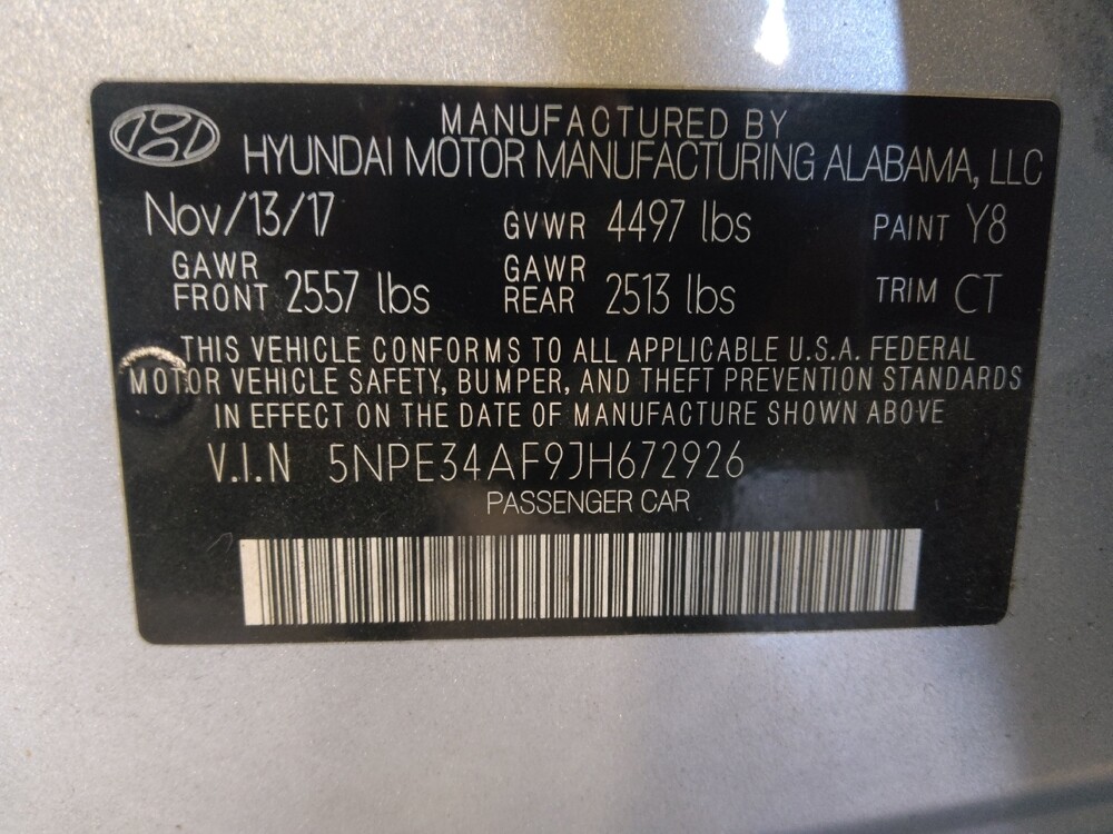 2018 Hyundai Sonata in Savannah, GA 31419 - 18098087 33