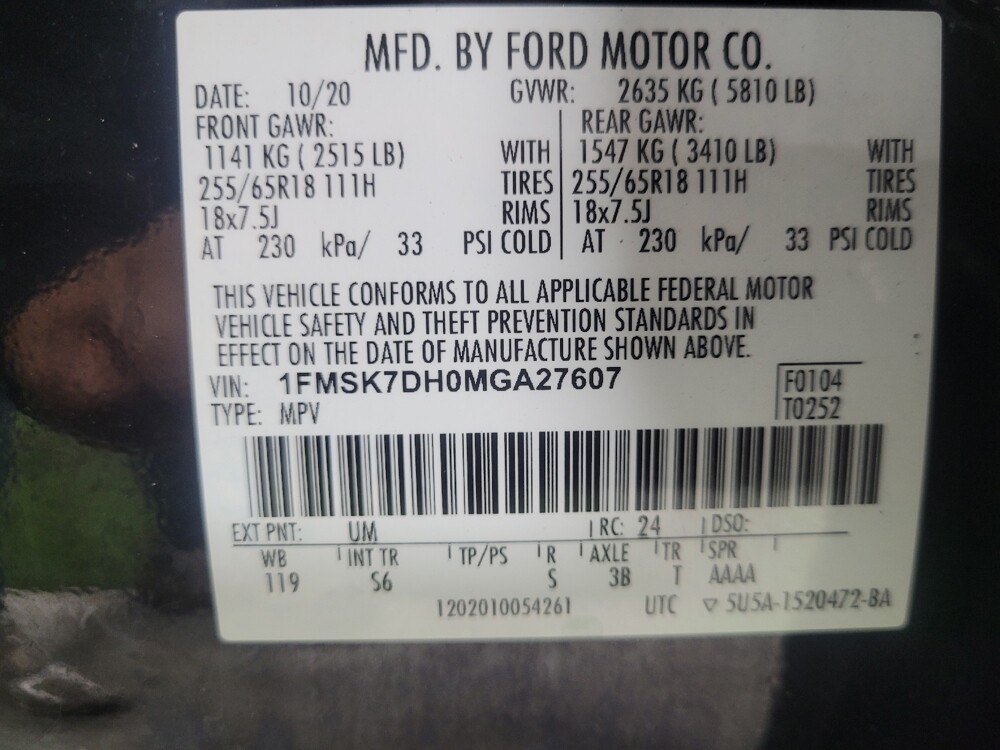 2021 Ford Explorer in Macon, GA 31210 - 18098093 33