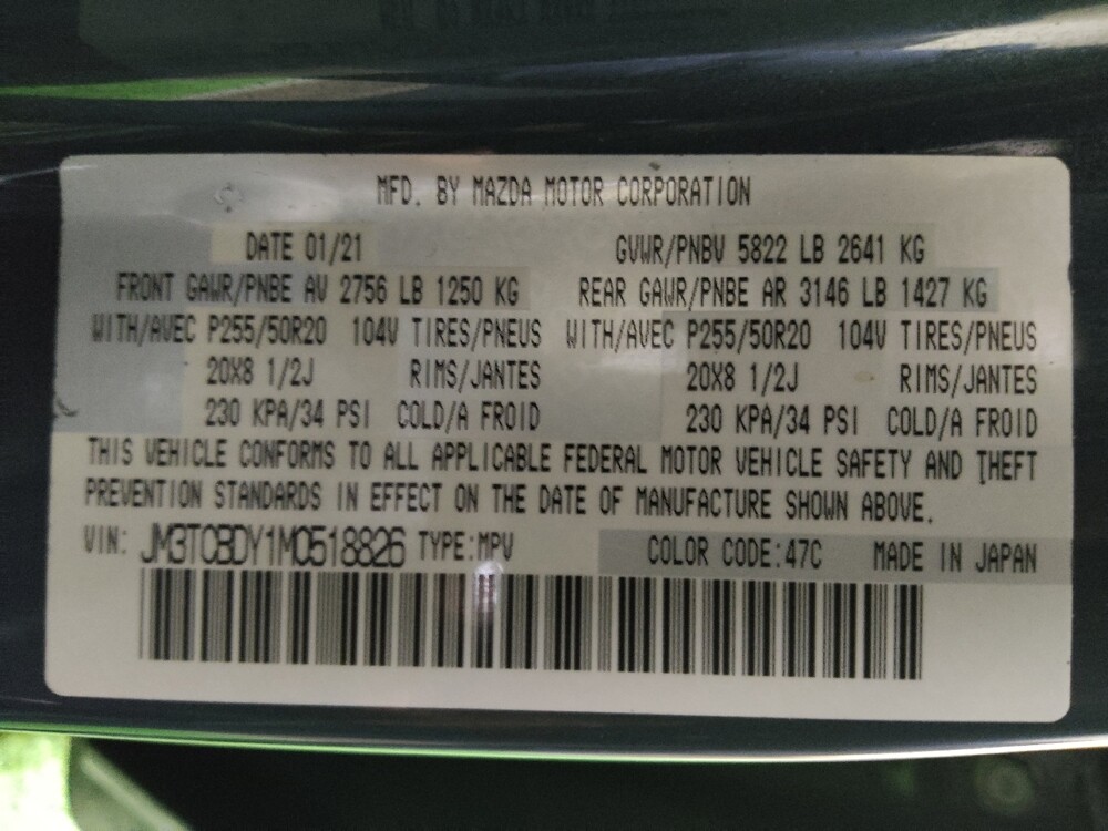 2021 MAZDA CX-9 in Columbia, SC 29210 - 18098101 33