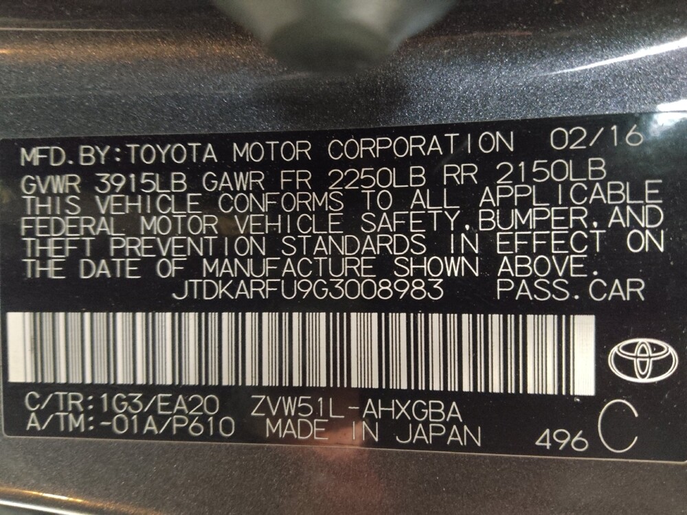 2016 Toyota Prius in Jacksonville, FL 32225 - 18098109 33