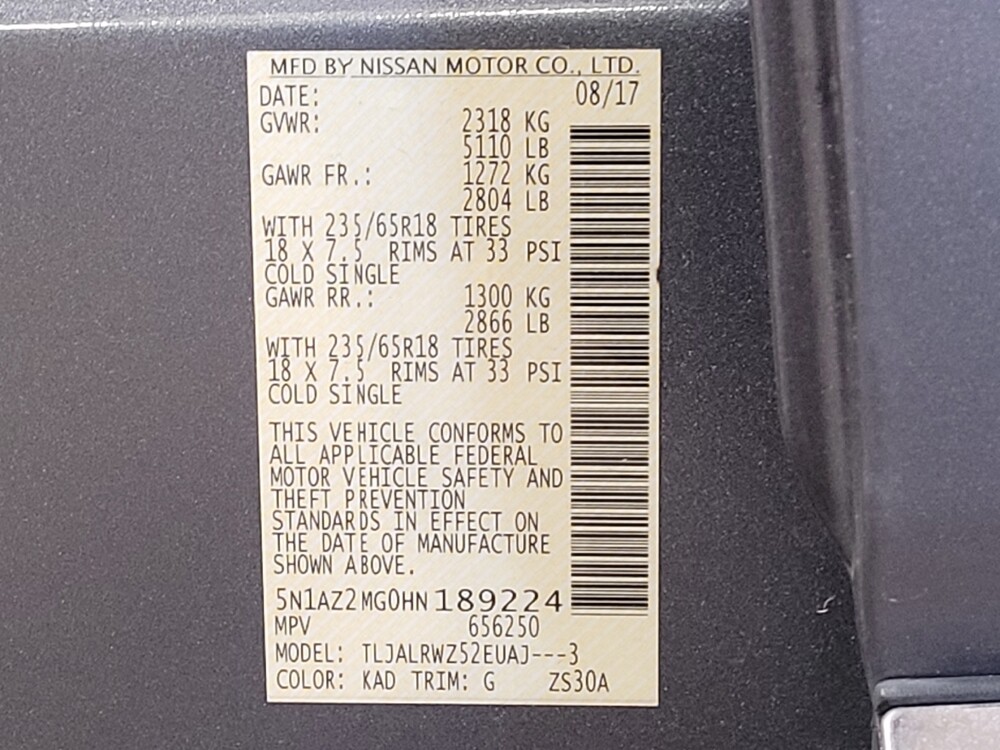 2017 Nissan Murano in Kissimmee, FL 34744 - 18098120 33