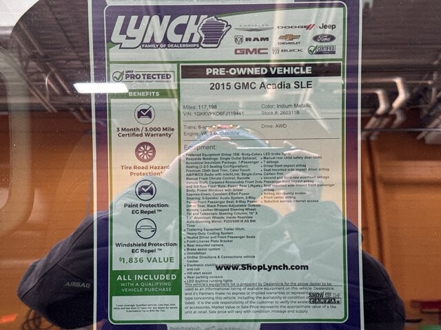 2015 GMC Acadia in Burlington, WI 53105 - 18098151 34