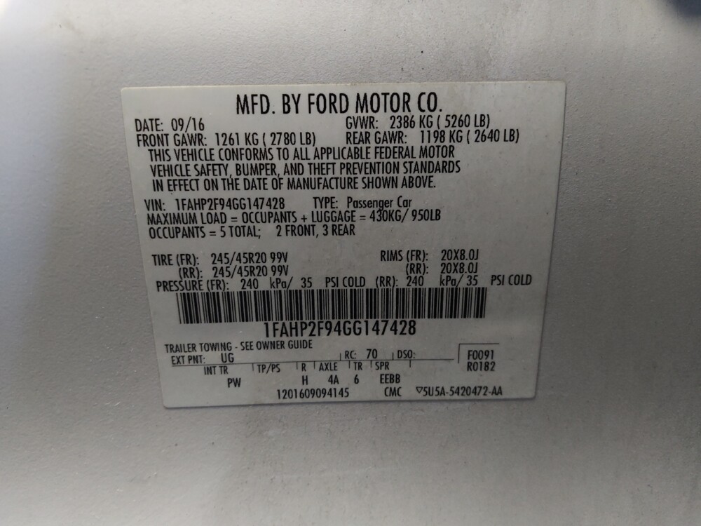 2016 Ford Taurus in Phoenix, AZ 85022 - 18098233 33