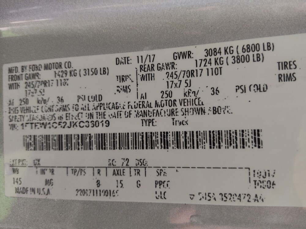 2018 Ford F150 in Fort Myers, FL 33907 - 18098239 33