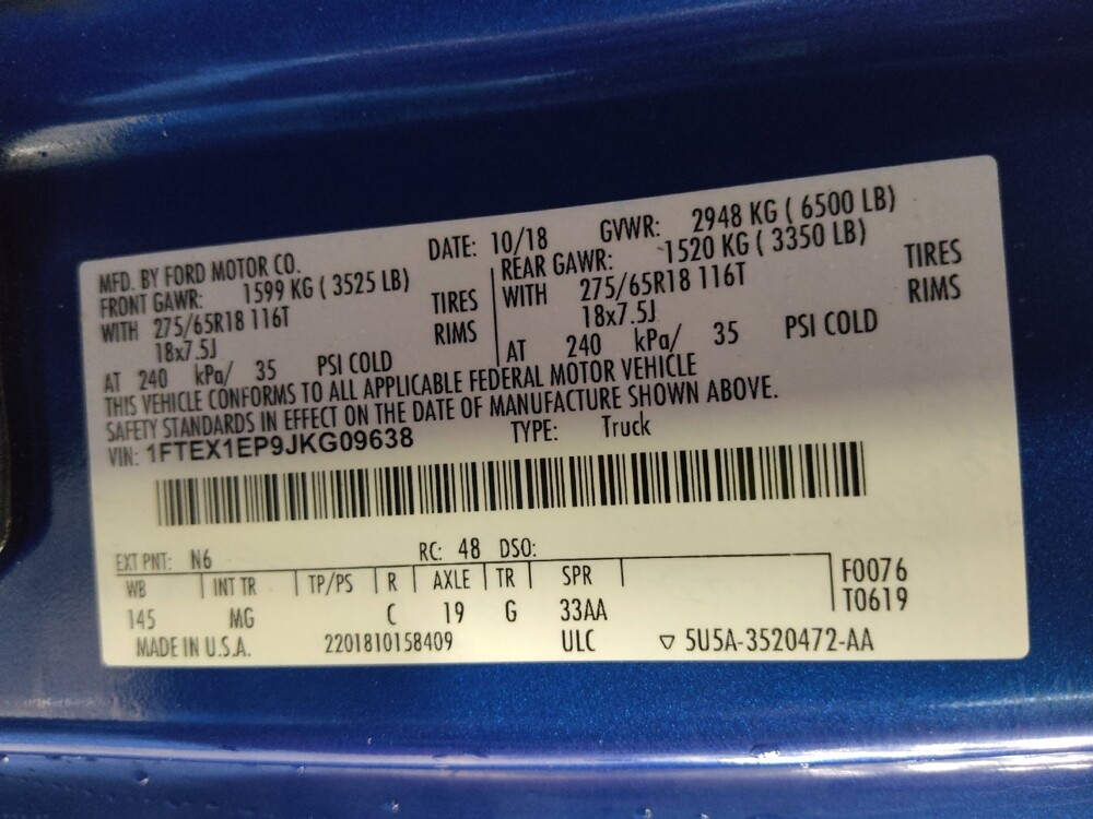 2018 Ford F150 in Fort Myers, FL 33907 - 18098247 33