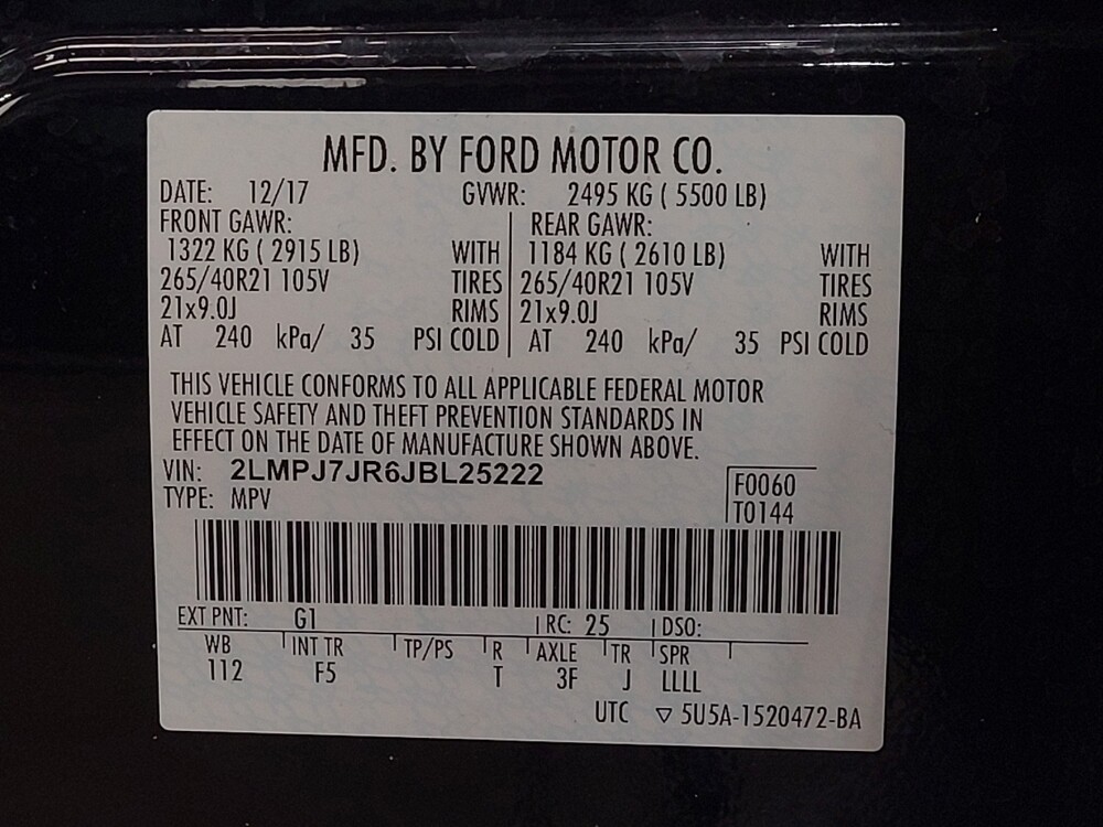 2018 Lincoln MKX in Savannah, GA 31419 - 18098270 33