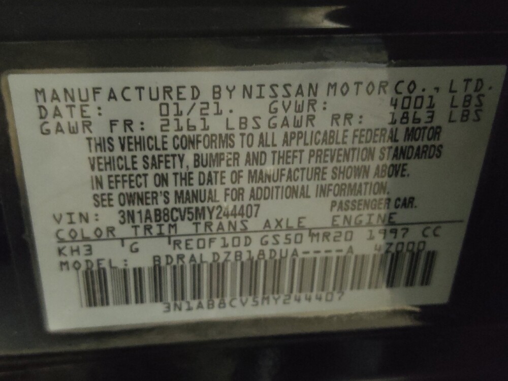 2021 Nissan Sentra in Greenville, SC 29607 - 18098277 33