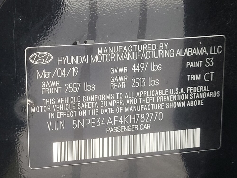 2019 Hyundai Sonata in Huntsville, AL 35816 - 18098291 33