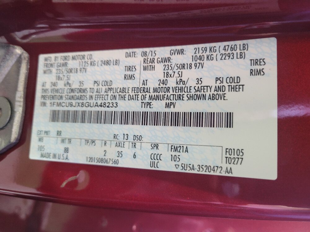 2016 Ford Escape in Miamisburg, OH 45342 - 18098303 33