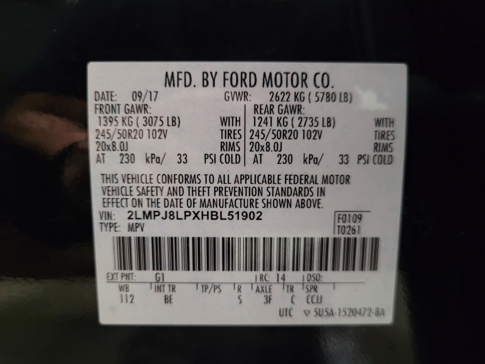 2017 Lincoln MKX in Salem, VA 24153 - 18098309 33