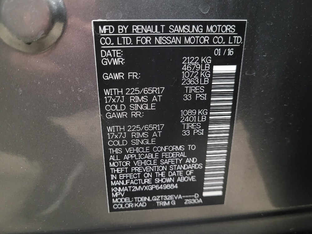 2016 Nissan Rogue in Charlotte, NC 28213 - 18098312 33