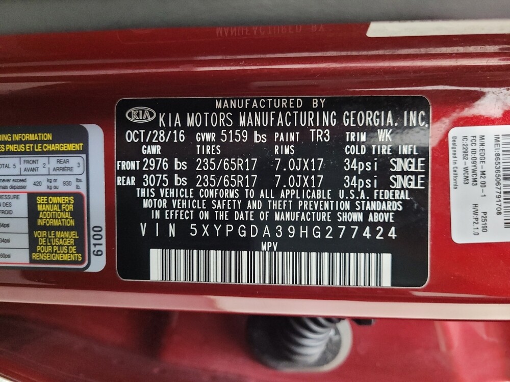 2017 Kia Sorento in Langhorne, PA 19047 - 18098313 33