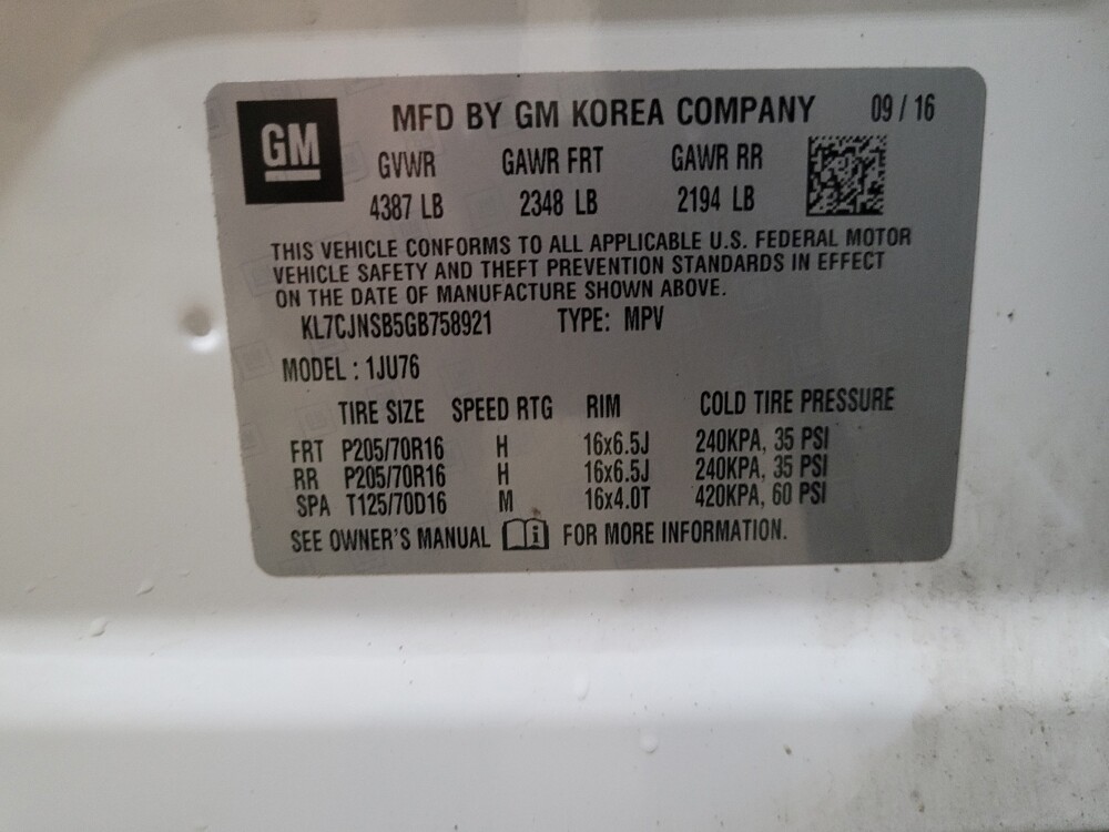 2016 Chevrolet Trax in New Castle, DE 19720 - 18098324 33