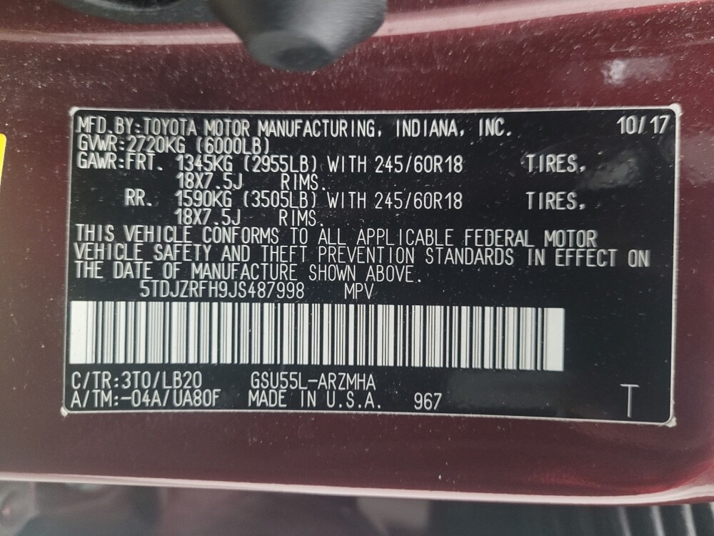 2018 Toyota Highlander in Taylor, MI 48180 - 18098335 33