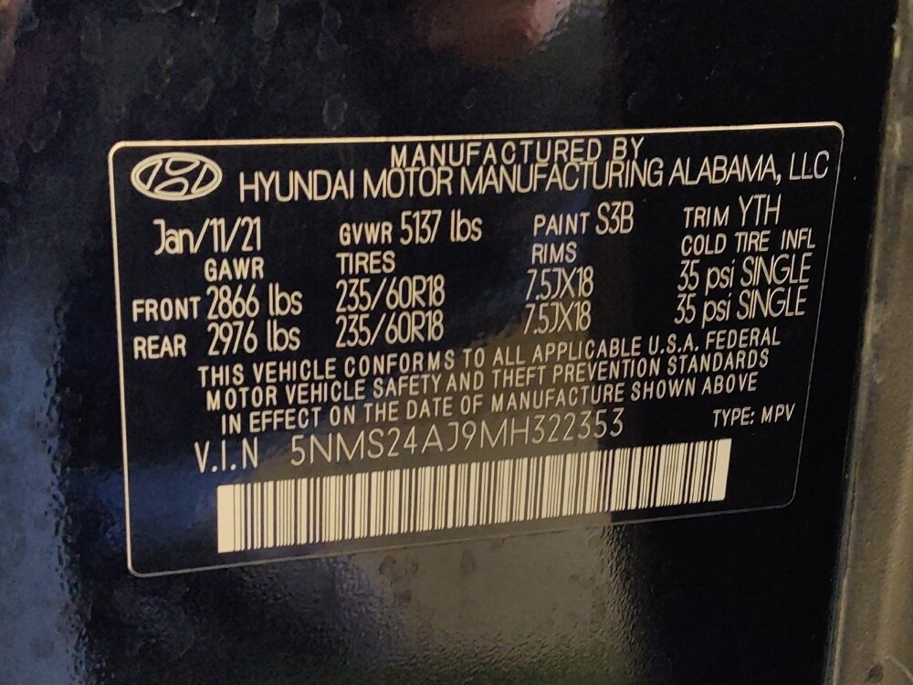 2021 Hyundai Santa Fe in Mesa, AZ 85210 - 18098342 33