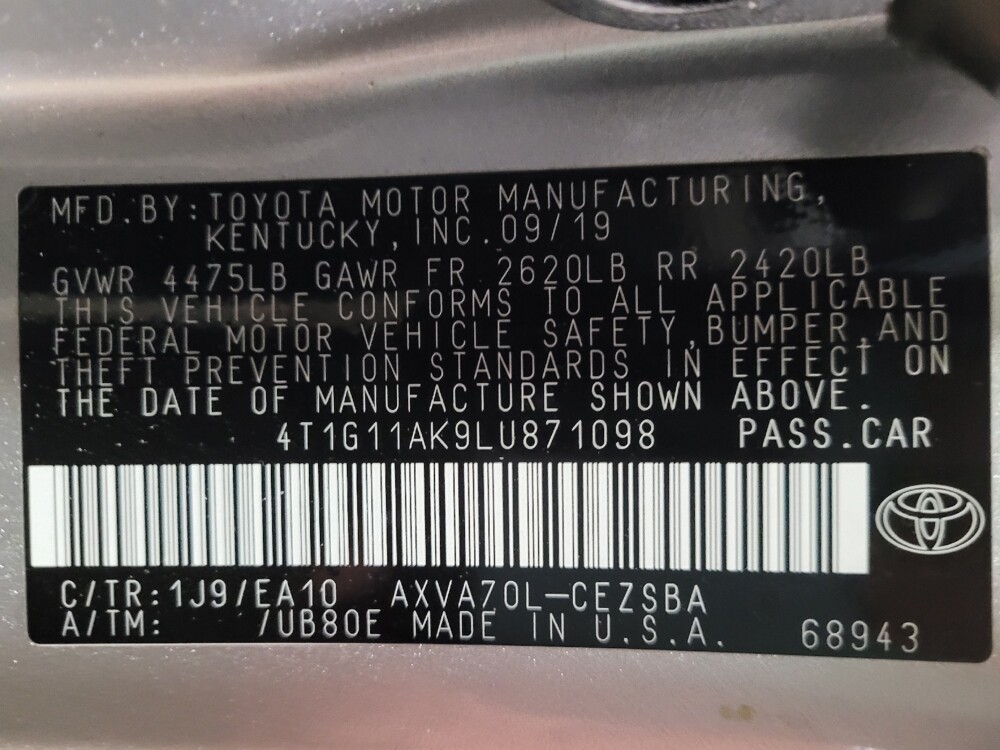 2020 Toyota Camry in Pensacola, FL 32505 - 18098344 33
