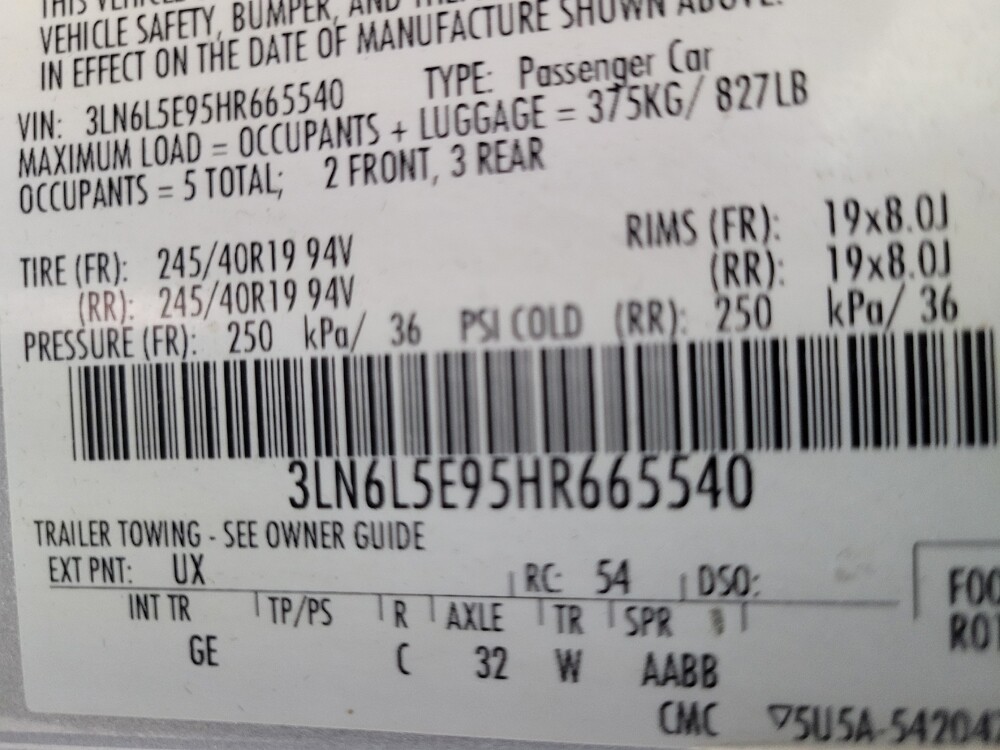 2017 Lincoln MKZ in Reno, NV 89502 - 18098356 33