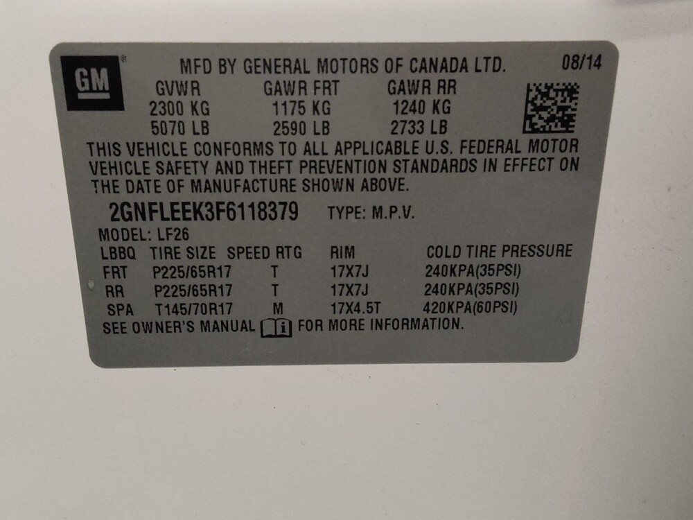 2015 Chevrolet Equinox in Gastonia, NC 28056 - 18098382 33