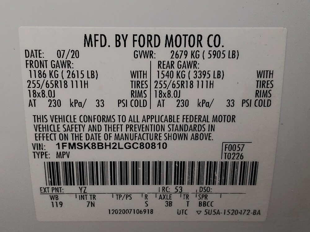 2020 Ford Explorer in Baton Rouge, LA 70816 - 18098399 33