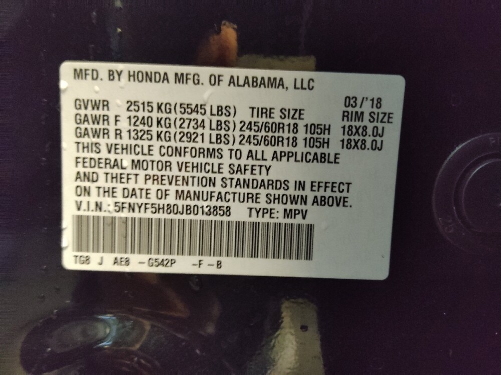 2018 Honda Pilot in Charlotte, NC 28213 - 18098408 33