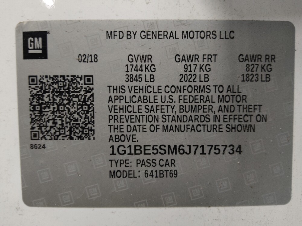 2018 Chevrolet Cruze in Tallahassee, FL 32304 - 18098414 33