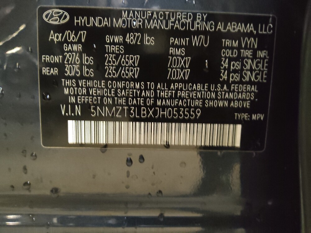 2018 Hyundai Santa Fe in Greenville, SC 29607 - 18098432 33