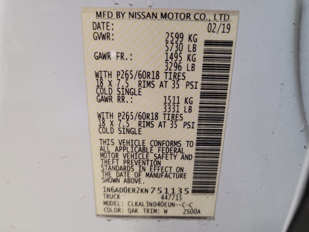 2019 Nissan Frontier in Torrance, CA 90504 - 18098449 33